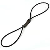 VERY100 Strong Elastic Bungee Rubber Bands for Slingshot Catapult Sling (3pcs)(Black)