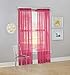 No. 918 Calypso Sheer Voile Rod Pocket Curtain Panel, 59