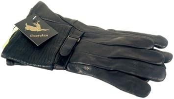Amazon Com Napa Classic Motorcycle Style Deerskin Leather Gloves