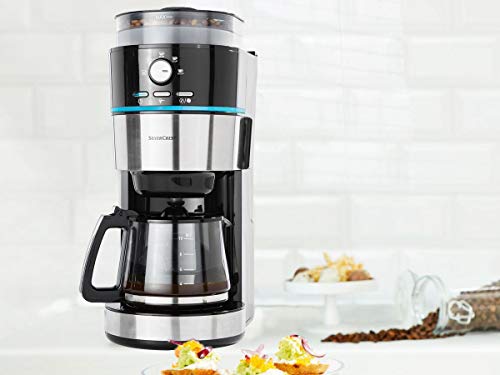 Kaffeemaschine Filterkaffeemaschine Kaffeeautomat LED mit Mahlwerk – Bild 3