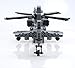 inFUNity Army Apache Helicopter (388 PCS), Good Pair with Military Vehicles, Army Minifigures