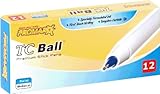 Promarx TC Ball Medium Stick Pen, 1.0 mm, Blue Ink, 12-Count