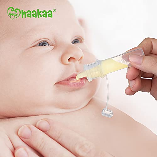 haakaa Silicone Colostrum Collector Set Reusable Colostrum Storage