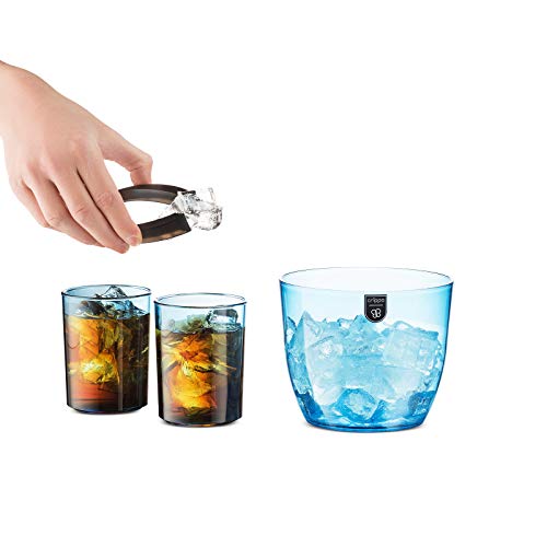 Crippa Small Ice Bucket 2Quarts Premium Ice Bucket With Lid & Tongs