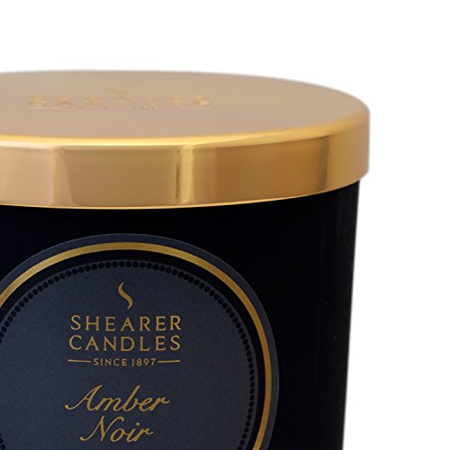 Shearer Candles Amber Noir Scented Jar Candle with Gold Lid Black Buy Online in UAE