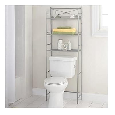 3-Shelf Bathroom Space Saver for Storage and Organization
