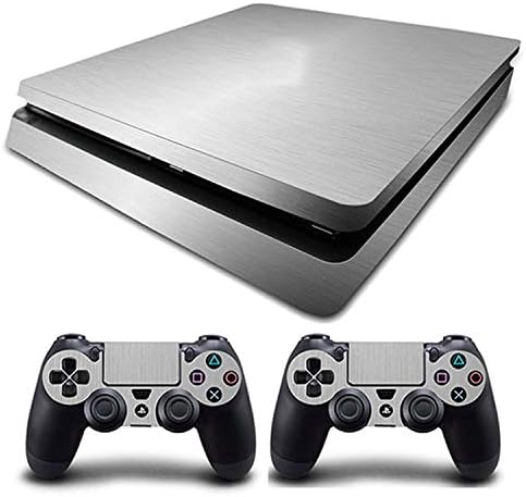 WELLDRESSED PS4 Slim Skin 5 Styles Vinyl Decal Custom Sticker Cover For Playstation 4 Slim Console and Controller Skin PS4 Silm,Style03