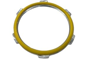 COREX 2 Inch Steel Sealing Lock Nut - Electrical Conduit Locknut with PVC Molded Gasket for A Weatherproof Seal and Zinc Plated for Corrosion Resistance - 1-Pack