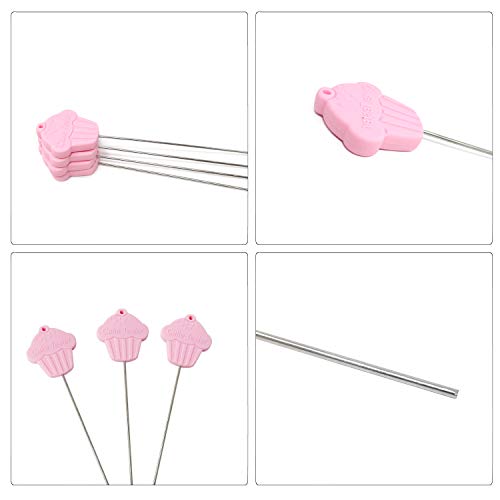 Honbay 4PCS Reusable Stainless Steel Cake Tester Needle Metal Cake