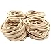 100Pcs Premium Quality Nylon Nude Headbands - Durable Hair Ties Holders for Heavy and Thick Hair - Super Soft and Stretchy for Newborns,Babies-Perfect for DIY/Craft/Hobby/Jumbo