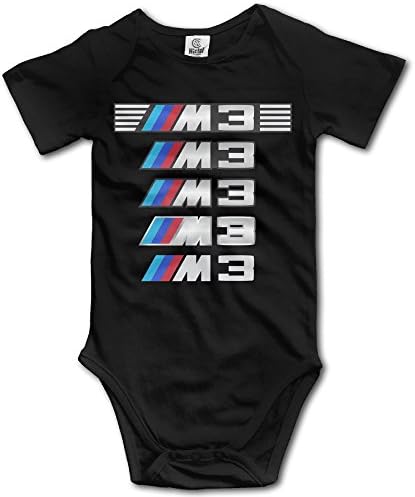 Bmw M3 Logo Unisex Baby Short Sleeve Romper
