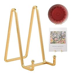 Plate Holder Easel Display Stand - 6 inch Metal
