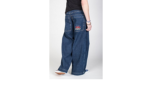 JNCO Men's Crown Twin Cannon Jeans- Leg 