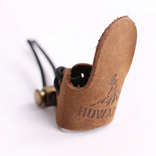 IRQ Soft Leather Thumb Ring Archery Finger Protector for Mongolian
