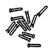 Ioffersuper Metal Bike Brake Gear Cable Wire Outer End Caps Crimps Tips Ferrules
