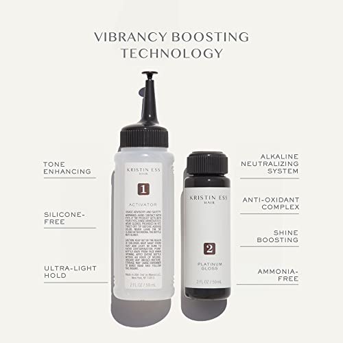 Kristin Ess The One Signature Hair Gloss Platinum Icy Translucent