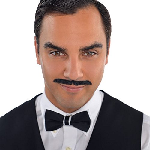 Amscan Roaring '20s Costume Party Classic Bow Tie, Black, 5" x 2 1/2