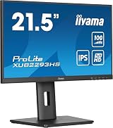 iiyama XUB2293HS-B6 21.5" Full HD IPS 100Hz 1ms Monitor Height Adjust view 3