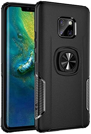 Ifaeveus Mate20 Pro Case Compatible with Huawei Mate 20Pro Phone Cover Ring Magnetic Huwai Mate 20 Mato20pro Bumper Protective 6.39 Inch (Black)