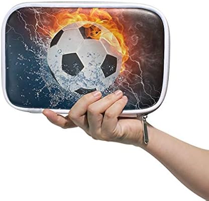 Estuche de balón de fútbol para lápices de agua y fuego, estuche ...