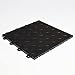 BlockTile B1US4227 Garage Flooring Interlocking Tiles Diamond Top Pack, Black, 27-Pack