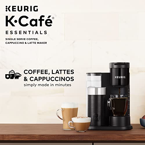 KCafe Essentials Single Serve KCup Pod Coffee, Latte and Cappuccino