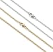 Jstyle 2mm Stainless Steel Mens Rolo Cable Chain Necklace for Women Link 2 Pcs a Set 16-30 Inch