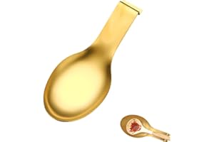 Stainless Steel Spoon Rest, Spatula Ladle Holder, Stainless Steel Utensil Spoon Rest Holder, Brushed Finish, Dishwasher Safe 