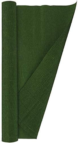 Crepe Paper Roll, Fine Italian 140 g, 13.3 sqft, Leaf Green