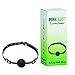 Pink Lust Gag - Soft Silicone Ball Gag Restraints (Black)
