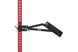FAGUS H Chest Support Rack Attachment, Power Cage Attachment, Seal Row Pad for Row Fly Curl Press Machine, Fits 2.36"×2.36" 3''X3'' Squat Racks and 1" Hole diameters…