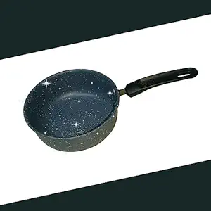 Veena@(chai pito dani thnd bht h) Sauce Pan Non-Stick 2-Way Fry Pan with Induction Bottom with Granite Finish, Chai Pan, Milk Pan, Small Pan || Model-Chai Pan_9.22