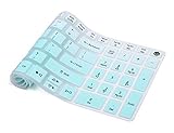 Keyboard Cover for Acer Aspire E15 E5-576 576G E5-575 E5-573G ES15 ES1-572/Aspire E 17 E5-772G /Aspire V15 VN7-592G/V17 VN7-792G/F15 F5-571 F5-573G/Aspire A315 A515-51 A515-51G A517 A715, Ombre Mint