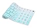 Keyboard Cover for Acer Aspire E15 E5-576 576G E5-575 E5-573G ES15 ES1-572/Aspire E 17 E5-772G /Aspire V15 VN7-592G/V17 VN7-792G/F15 F5-571 F5-573G/Aspire A315 A515-51 A515-51G A517 A715, Ombre Mint