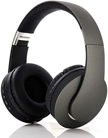 Tenlso Noise Cancelling Ear Muffs, Blue-tooth Wireless Adjustable Headband Headphones Hifi Stereo Surround Sound Foldable Headset With Mic And Wired Mode For Travel/Work/TV/Computer/Cellphone
