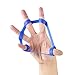 VOOCO Finger Stretcher, Hand Resistance Bands Hand Extensor Exerciser Finger Grip Strengthener Strength Trainer Gripper Set for Arthritis Carpal Tunnel Exercise Guitar and Rock Climbing 3pcs