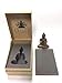 Thai Meditation Buddha Statue Small 4 Inch | Premium in Gift Box. Rustic Bronze-Look Buddha Statues for Meditation Gift