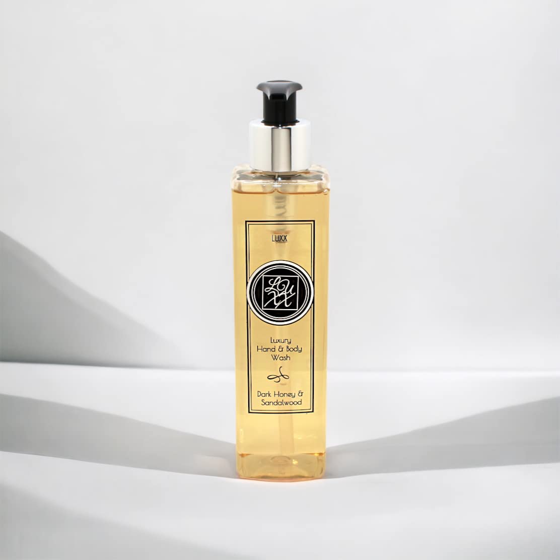 Luxx Creations - Hand Soap & Body Wash 250ml (Dark Honey & Sandalwood) - Highly Fragranced, Free from SLS, Vegan Friendly — image 1