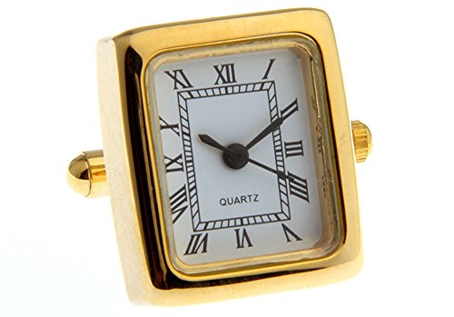 LBFEEL Functional Working Watch Cufflinks with a Gift Box (Watch Cufflinks-4)