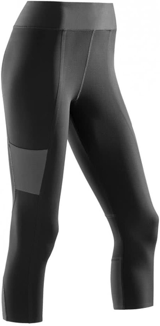 Damen Fleece-Leggings Mit Blumendruck - Thermische Winterleggings Mit Bauchkontrolle