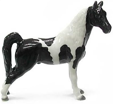 Northern Rose Tennessee Walking Horse Figurine - Tobiano