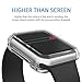 Compatible with Apple Watch case Series 4 44mm, YUSHUANG Soft TPU Protector Clear Bumper Cover Replacement for iWatch Case Series 4.