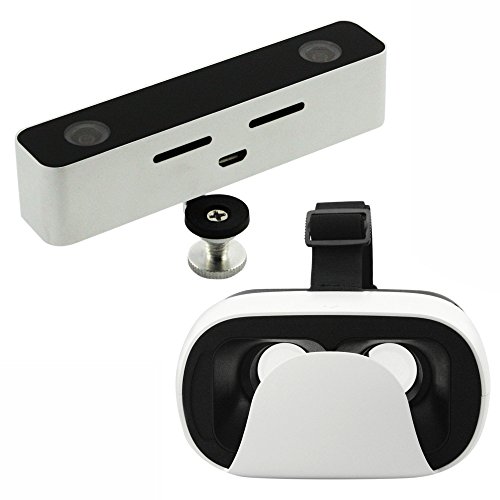 SVPRO Camera 3D VR Camera HD Virtual Reality Camera Portable Panoramic VR TV DV Digital Camera High Resolution VR 3D Webcam Android Phone Camera With 3D VR Glasses(kit, white)
