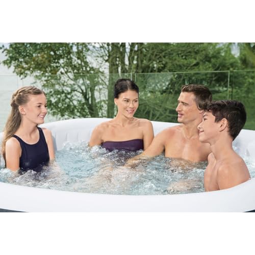 Bestway 60016R SaluSpa Ibiza Airjet Hot Tub, 4-6 Person, 71" x 71" x 26"/1.80m x 1.80m x 66cm