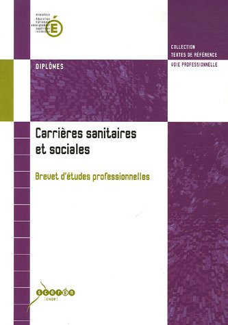 Brevet d'études professionnelles, Carrières sanitaires et sociales