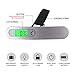 Goplus Digital Luggage Scale, 110 Lbs High Precision Hanging Scale, Backlight LCD Display Travel Luggage Scale