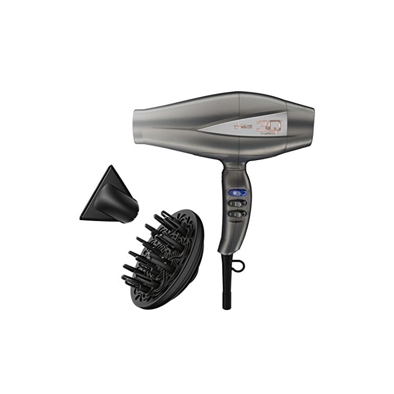 INFINITIPRO BY CONAIR Advanced Brushless Motor Styling Tool/Hair Dryer; Silver