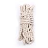 Tosnail-Three-Strands-of-White-Twisted-Cotton-Ropes-35-inch-Diameter-33-Feets-Length Tosnail-Three-Strands-of-White-Twisted-Cotton-Ropes-35-inch-Diameter-33-Feets-Length