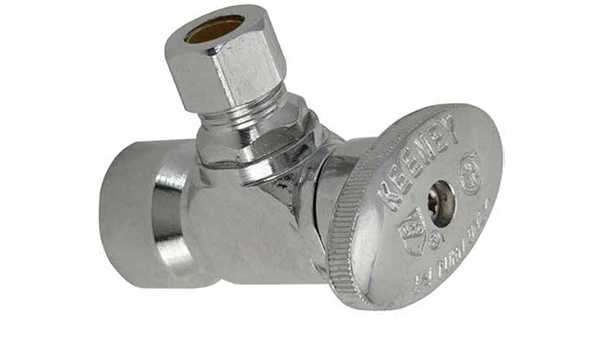 Keeney 46pclf Quarter Turn Angle Valve 1 2 Fip In Let X 1 4 Od Outlet Lead Free Pipe Fittings Amazon Canada