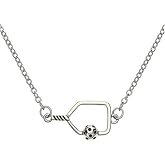 born to rally Pickleball Paddle Pendant Necklace - Pickleball Jewelry, Women's Gift